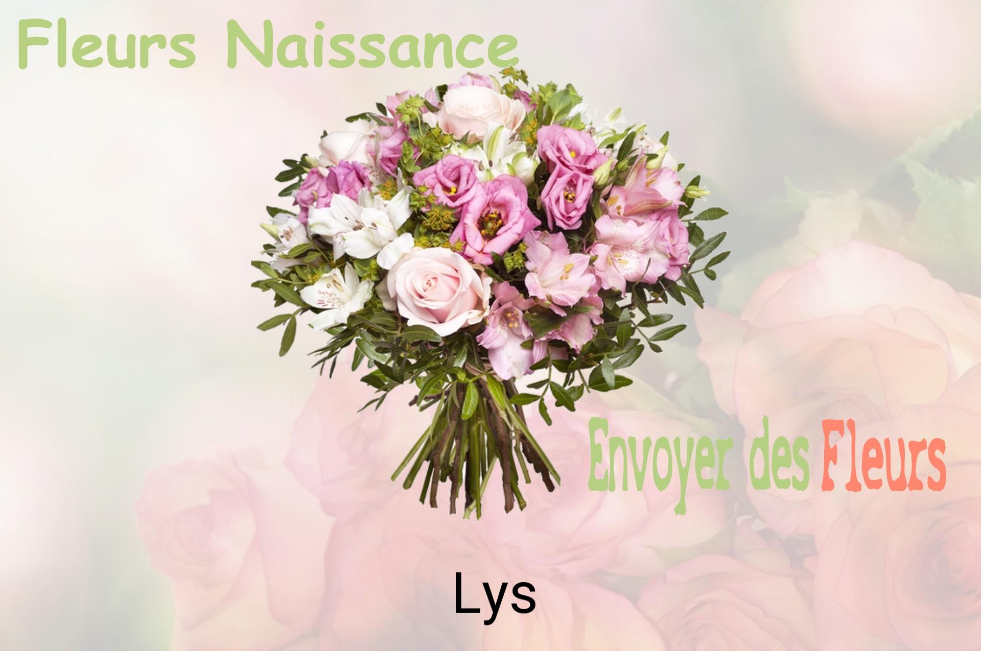 Bouquet de fleurs de naissance livré à Lys